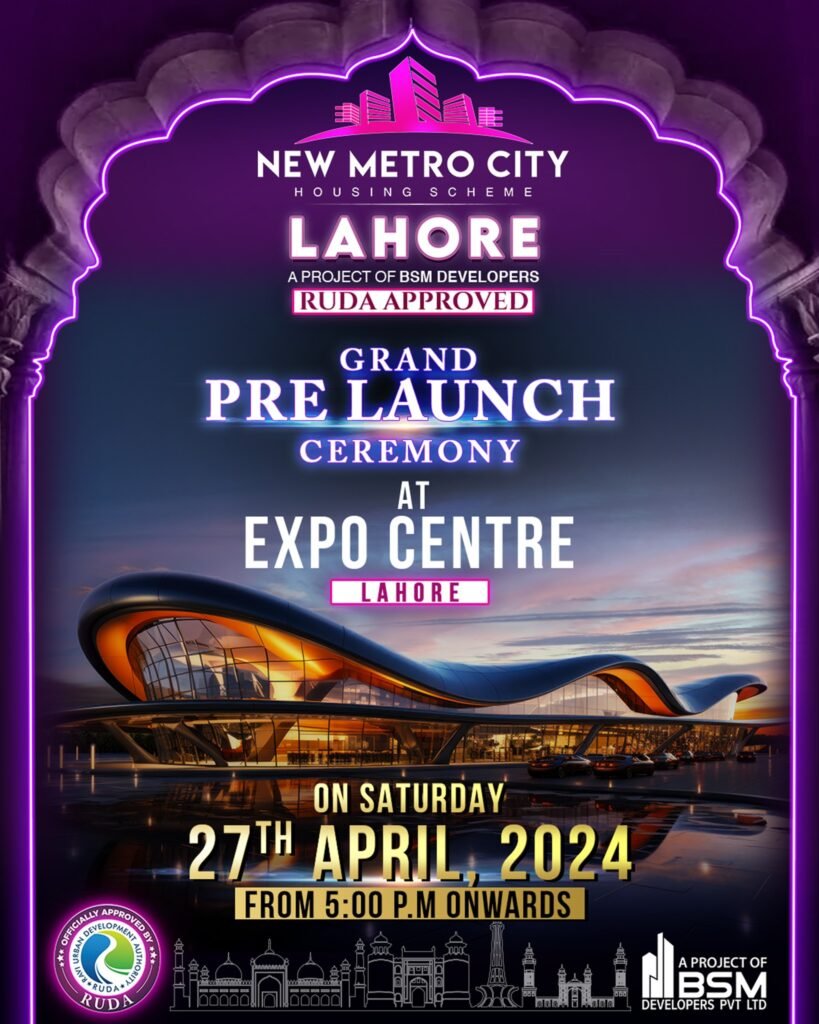 Pre Launch Event at Expo Center Lahore