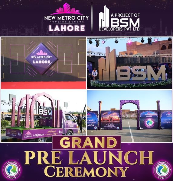 Pre Launch of New Metro City Lahore