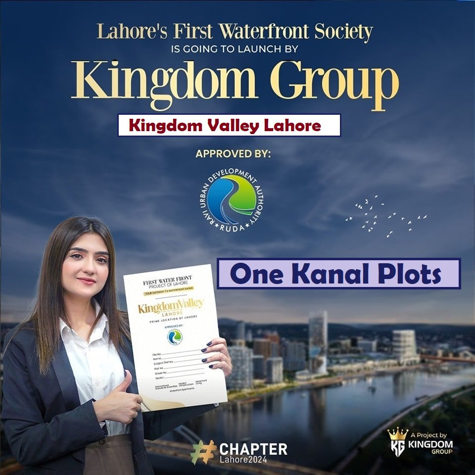 Plots Booking Open in Kingdom Valley Lahore
