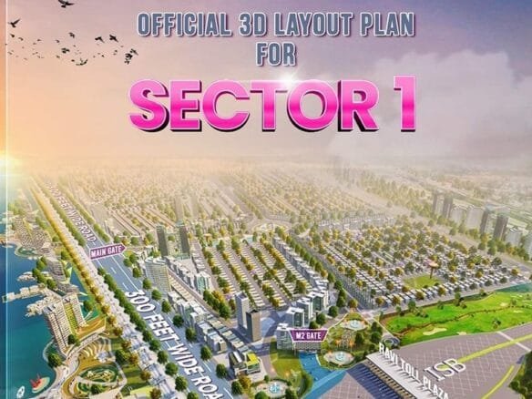 3D Map for Sector 1 of New Metro City Lahore Revealed