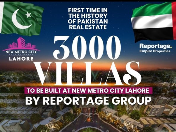 3000 Villas in New Metro City Lahore by Reportage Empire Ravi Reportage Village