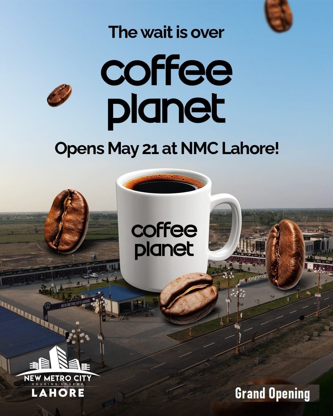 Coffee Planet Opening at New Metro City Lahore