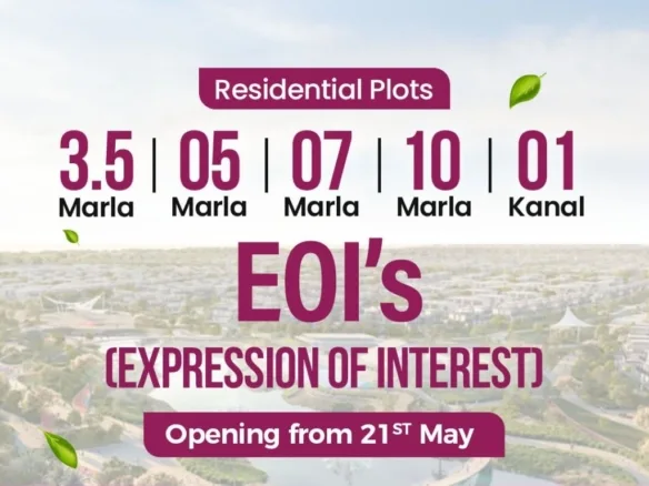 New Metro City Lahore is going to open EOIs for Ravi Ratan Block from 21st May